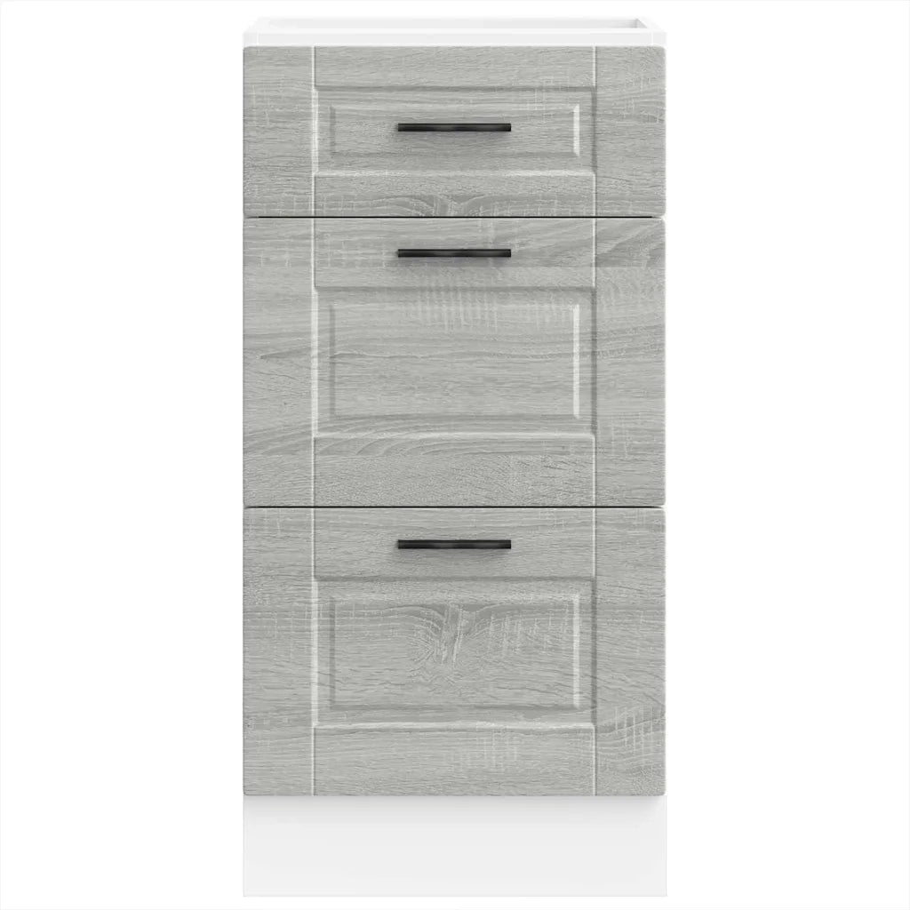 Armadio da cucina dal design moderno con spazio ottimizzato 40 x 46 x 81,5 cm in legno ingegnerizzato grigio sonoma 02_0050462