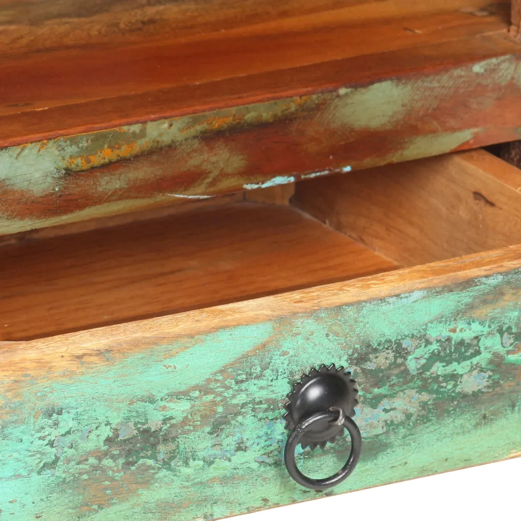 Mobile Porta TV 117x30x41 cm in Legno Massello di Recupero cod mxl 19300