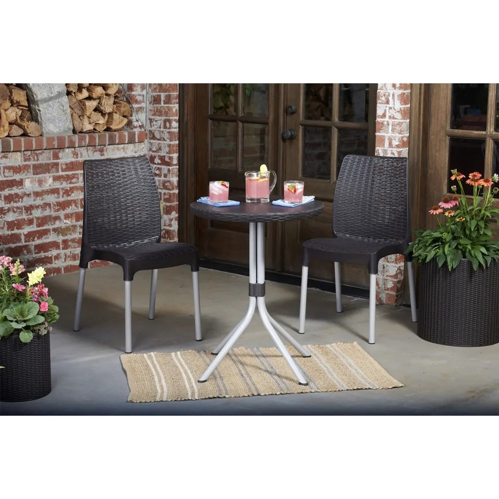 Keter Set da Bistrot Chelsea Grafite 223562 420031