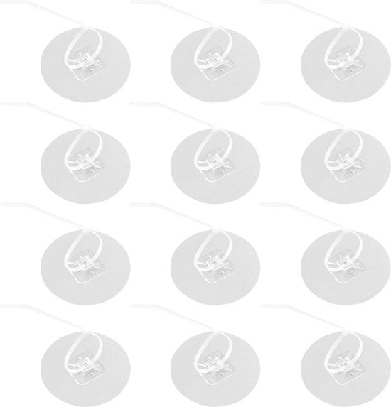 12 ancore autoadesive e cinture per cavi - cinture di sicurezza per armadi - cinture di sicurezza per televisore - cinture di sicurezza per mobili con antidumping.