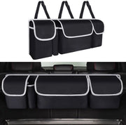 Organizzatore opzionabile per bagagliaio - 4 contenitori - Idoneo per SUV e furgoni - 60 Litri - 90 cm x 25 cm x 12 cm - Tasca per bagagliaio