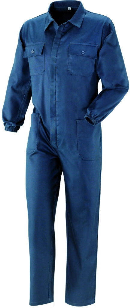 TUTA CON CERNIERA 100% COTONE Col. Blu  Tg. 46