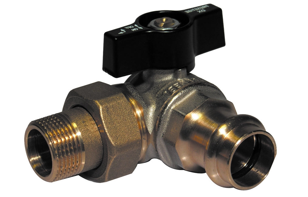 VALVOLA A SFERA ATTACCO A PRESSARE/COLLETTORE SX- 1 x 28   PN 40- EFFEB- pezzi 1