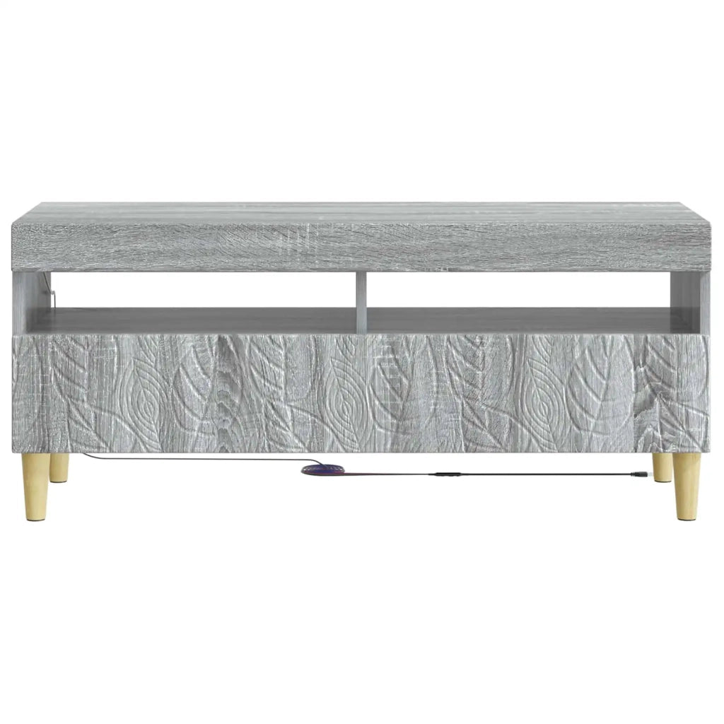 Mobile TV LED Sonoma grigio Legno ingegnerizzato 897211