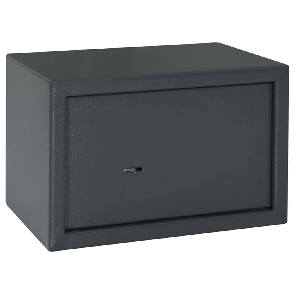 Cassaforte con blocco Grigio scuro 31 x 20 x 20 cm Acciaio CFW3827603