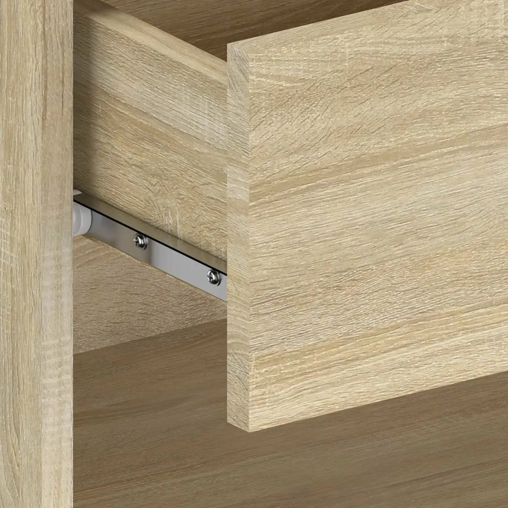 Comodini a Muro 2 pz Rovere Sonoma 810960