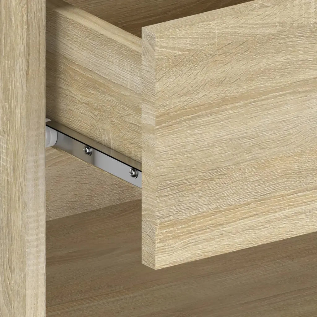 Comodini a Muro 2 pz Rovere Sonoma 810960