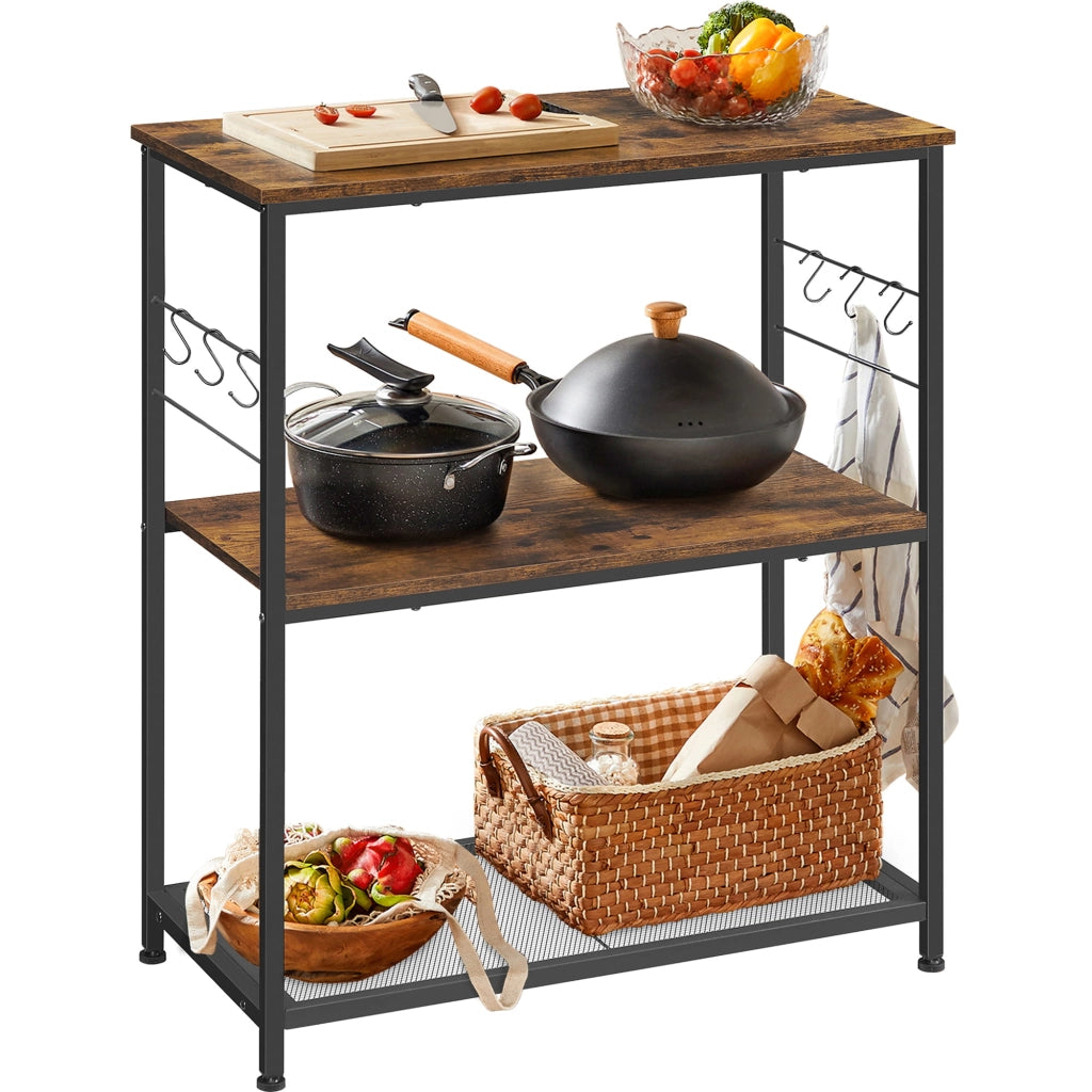 Mobile da cucina Valora, isola, stile rustico marrone loft per cucina