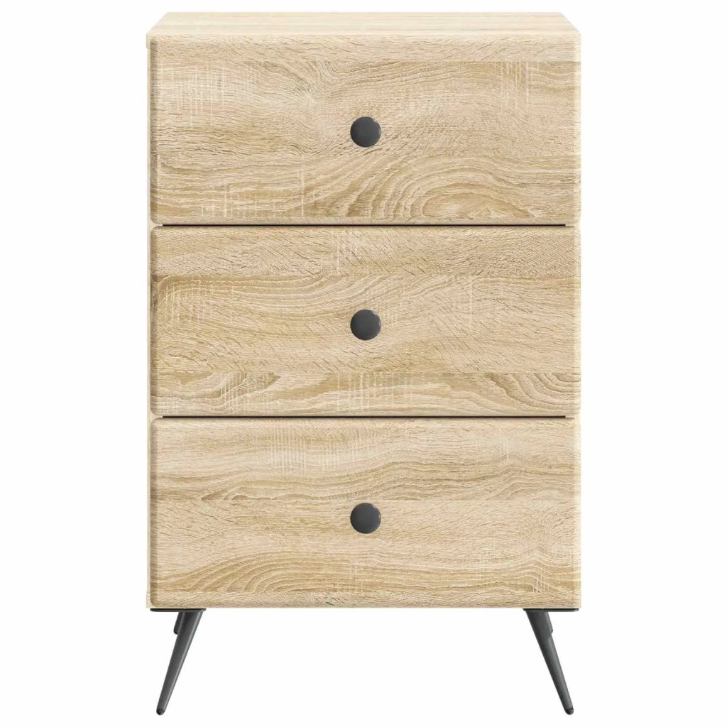 Armadio da Notte con cassetto Rovere Sonoma 43 x 41 x 66,5 cm