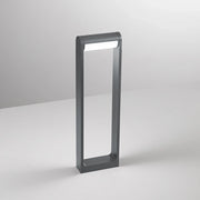Paletto Esterno Moderno Orienta Alluminio Antracite Led 12W 3000K Ip65