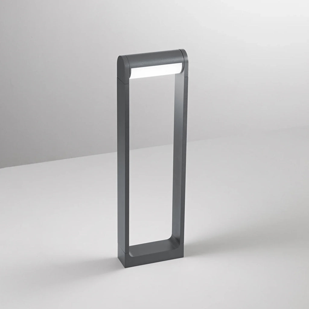 Paletto Esterno Moderno Orienta Alluminio Antracite Led 12W 3000K Ip65