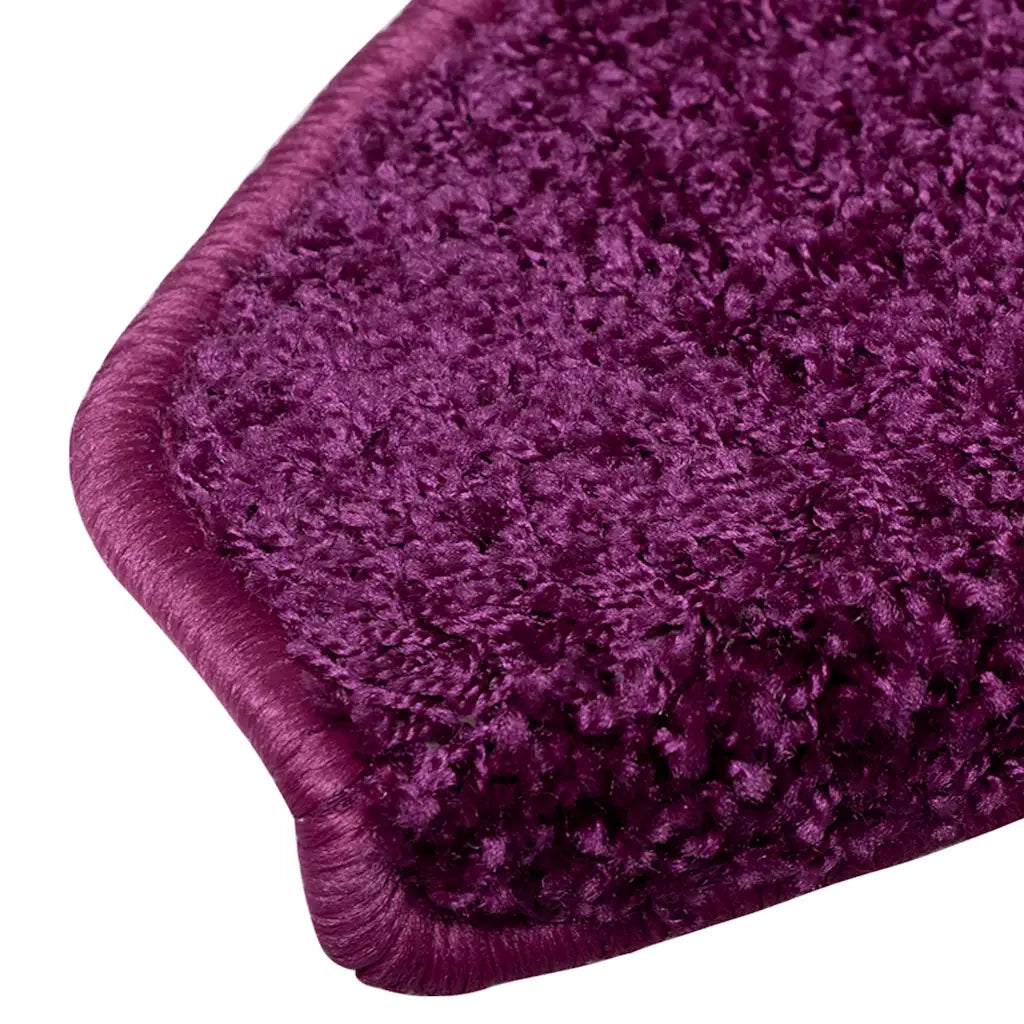 Tappetini per scale 10 pz 65x21x4 cm Viola Semicircolari Grandi 149809