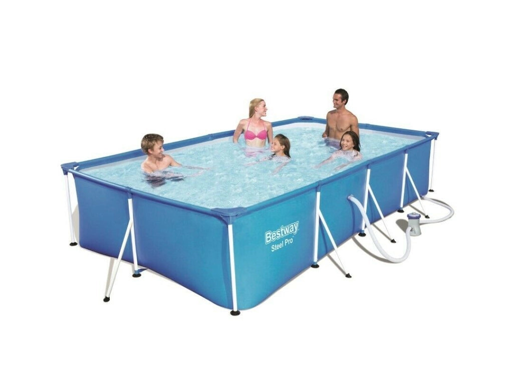 Piscina Steel Pro Frame Rettangolare 400X211X81 5.700Lt - Best Way