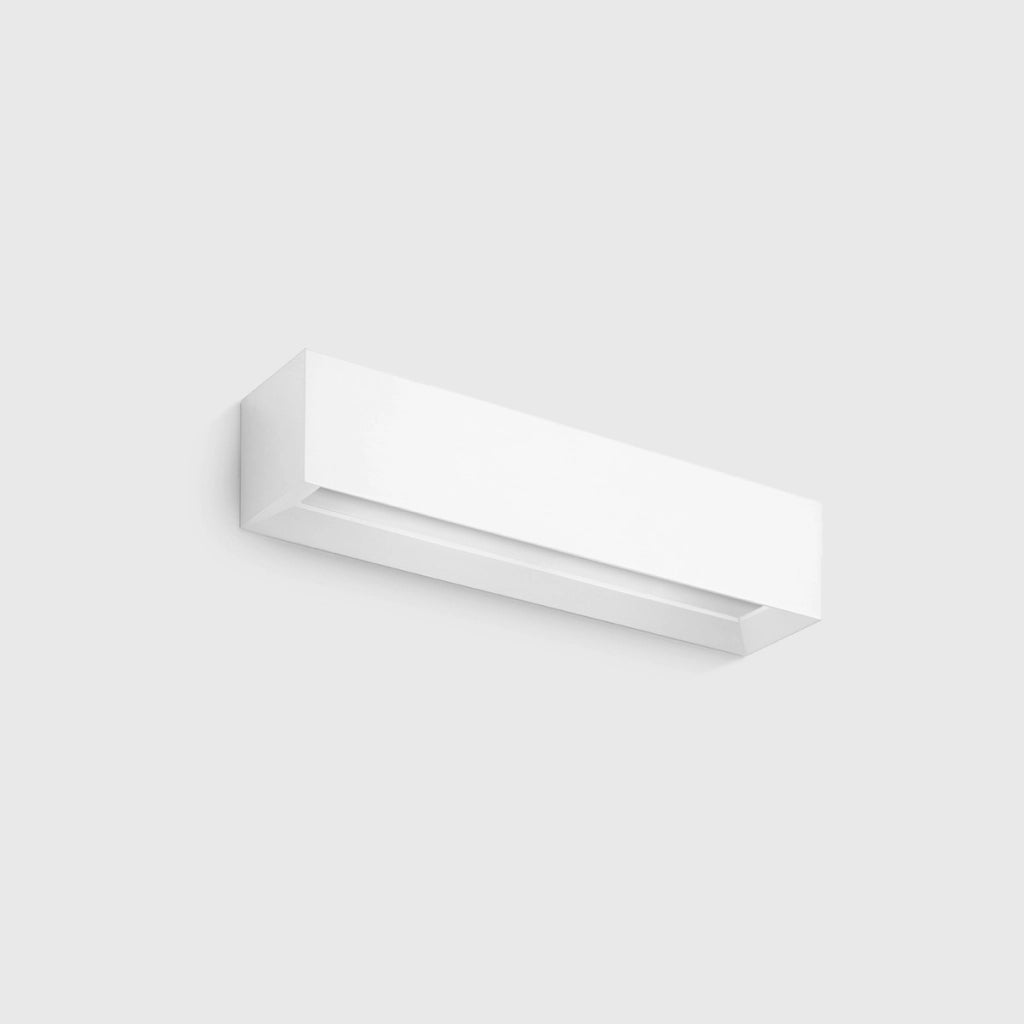 HERMIONE Applique da Parete  2 Luci attacco G9 in gesso bianco h70x350mm