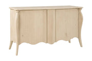 Credenza sagomata 2 porte 1 cassetto estraibile legno grezzo 165x52x88 (2112) - Mobili 2G