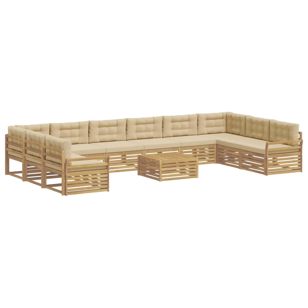 Set divani Legno di Acacia Massello 3391278