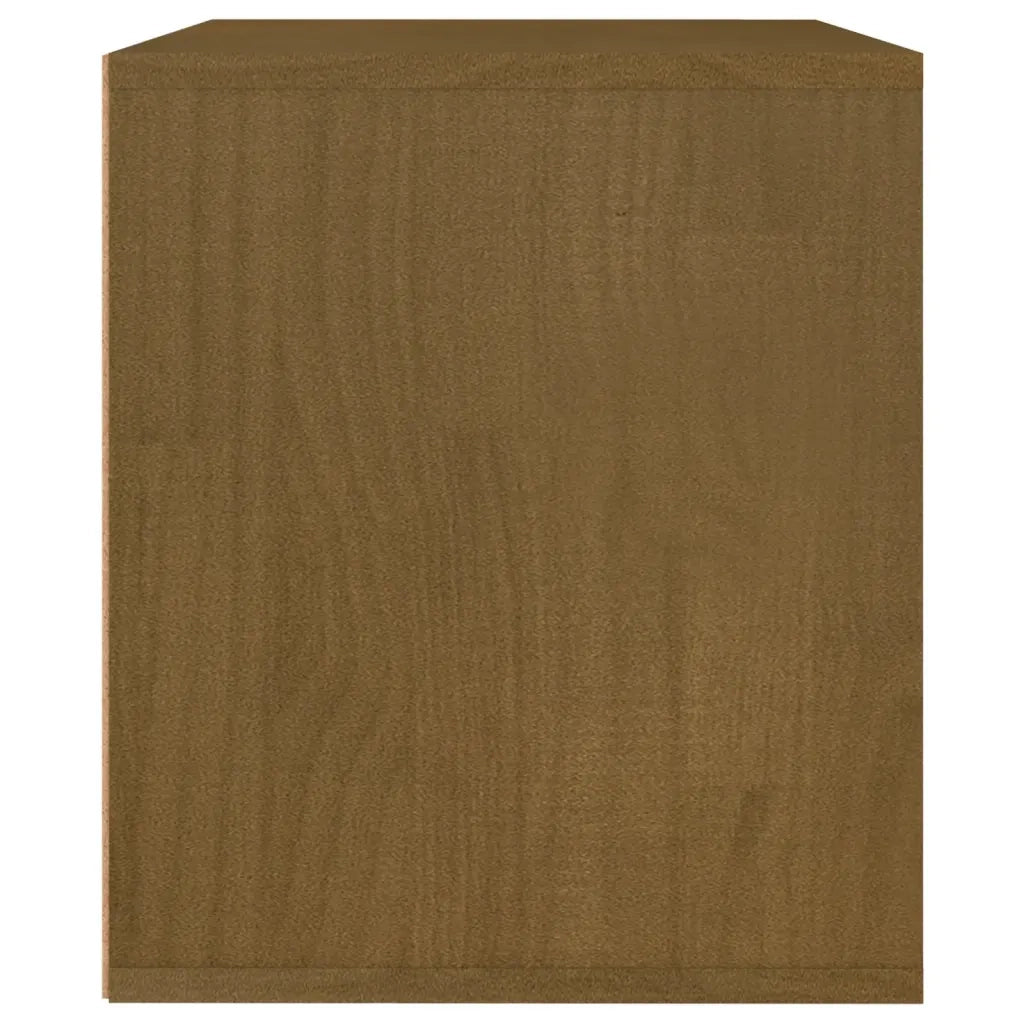 Mobili Porta TV 3 pz ambra in Legno Massello di Pino 3100127