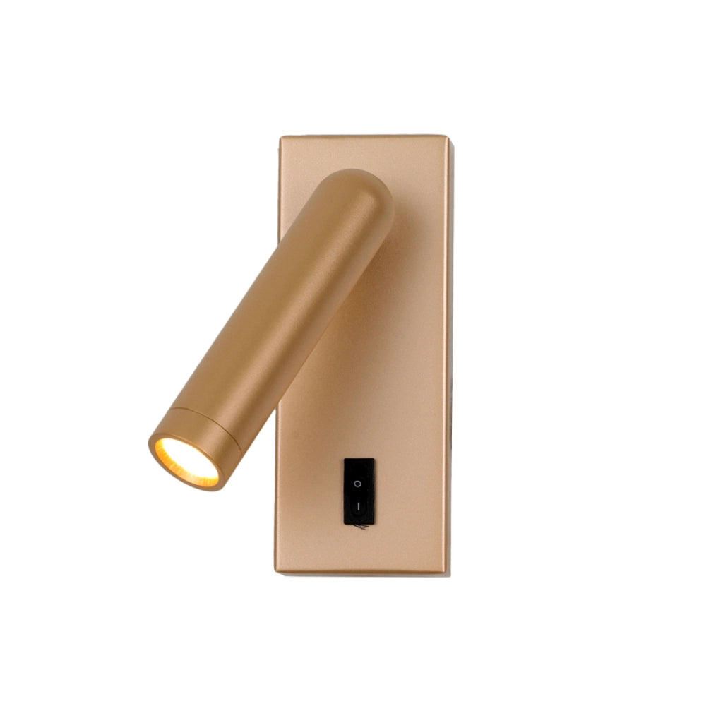 Applique lettura moderna oro orientabile LED 2,5W Italux