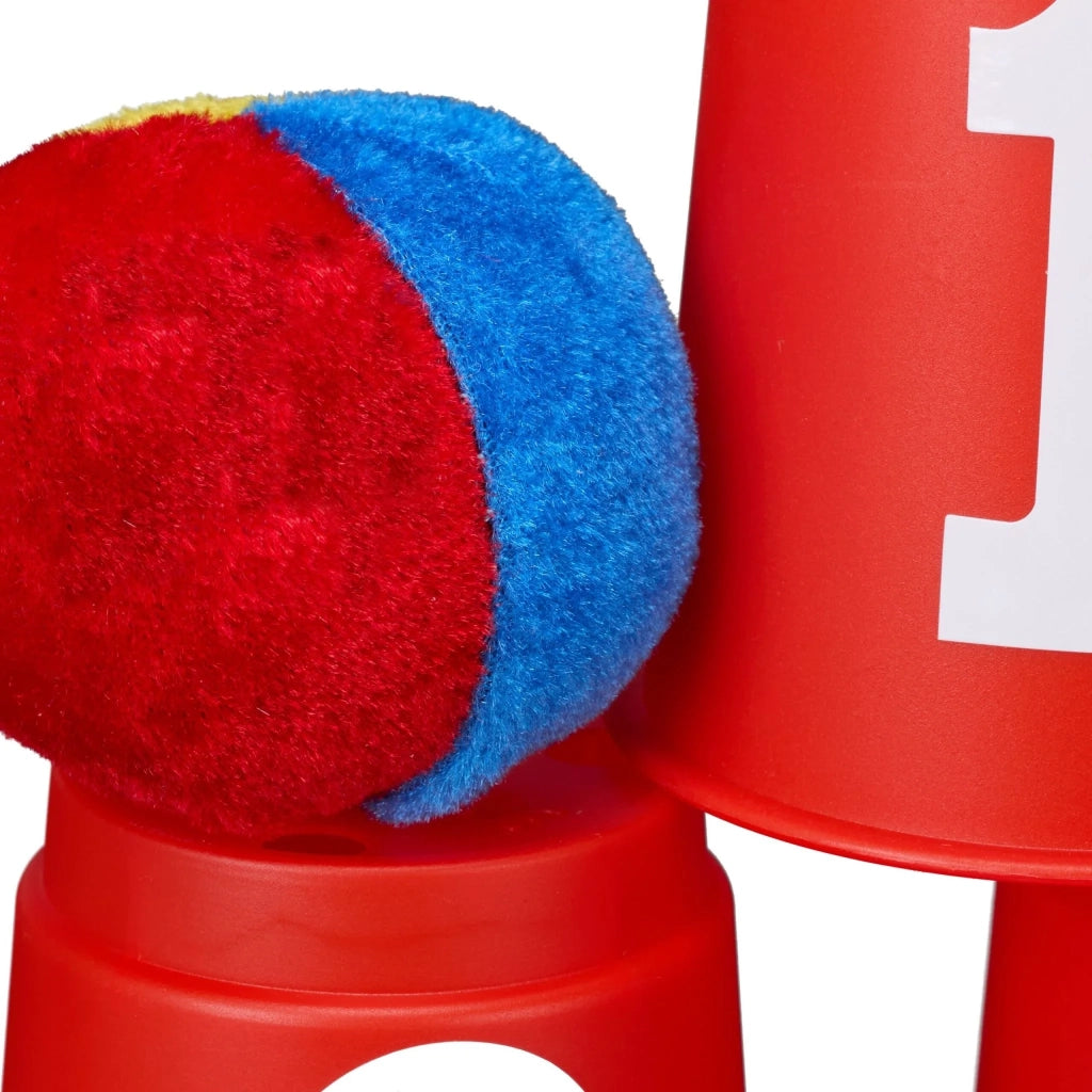 Gioco di lancio conviviale per interni ed esterni 10 bicchieri di plastica multicolore 13_0016119