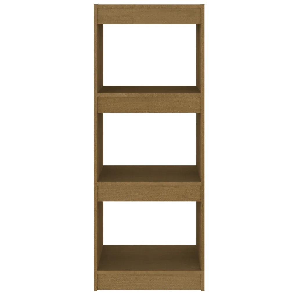 Libreria Divisorio-Scaffale per Libri-Mobile di Stoccaggio Ambra 40x30x103,5 cm in Massello di Pino