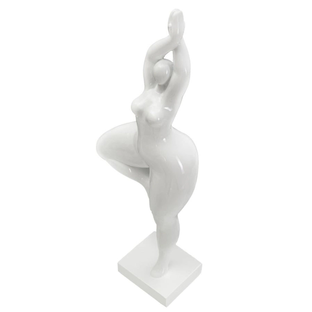 Scultura VKH374, Bianco, Poliresina, 16x9x45,8 cm