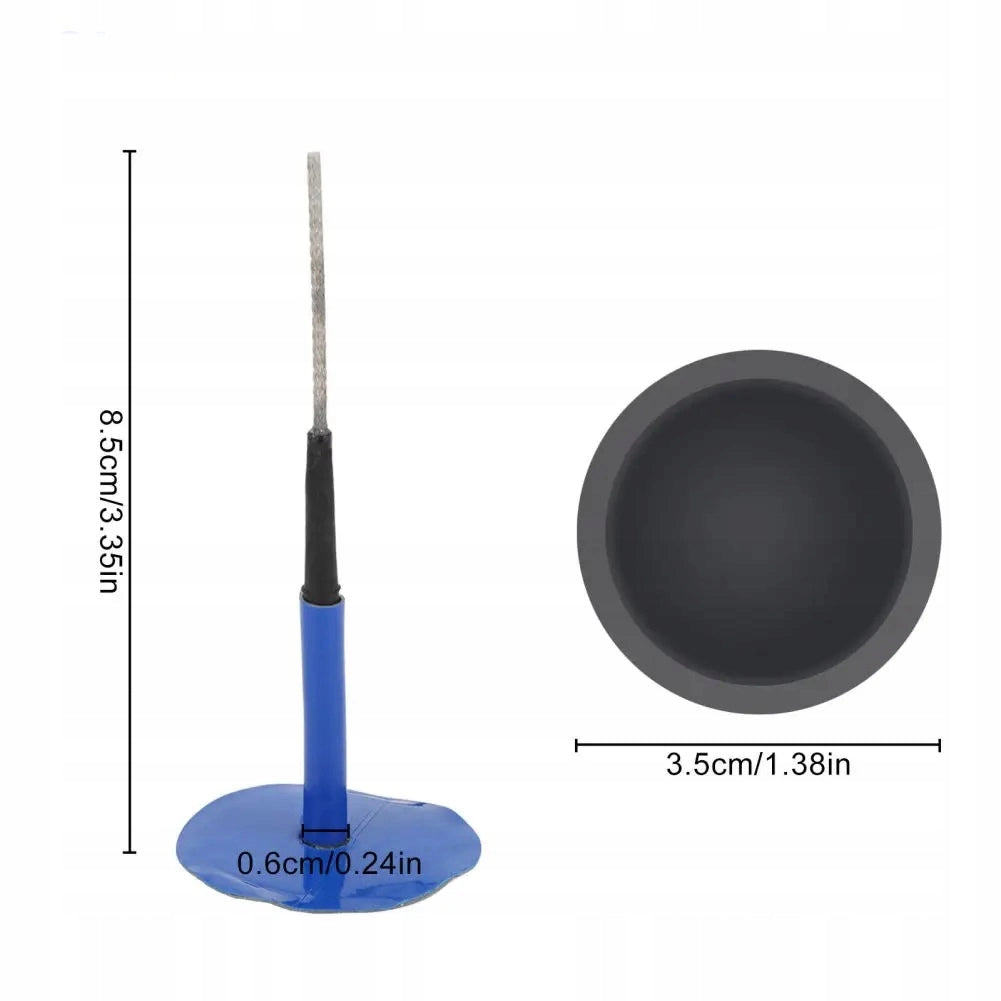 Set di Spine per Pneumatici 6mm con Toppa – Riparazione Efficace | 10 Pezzi