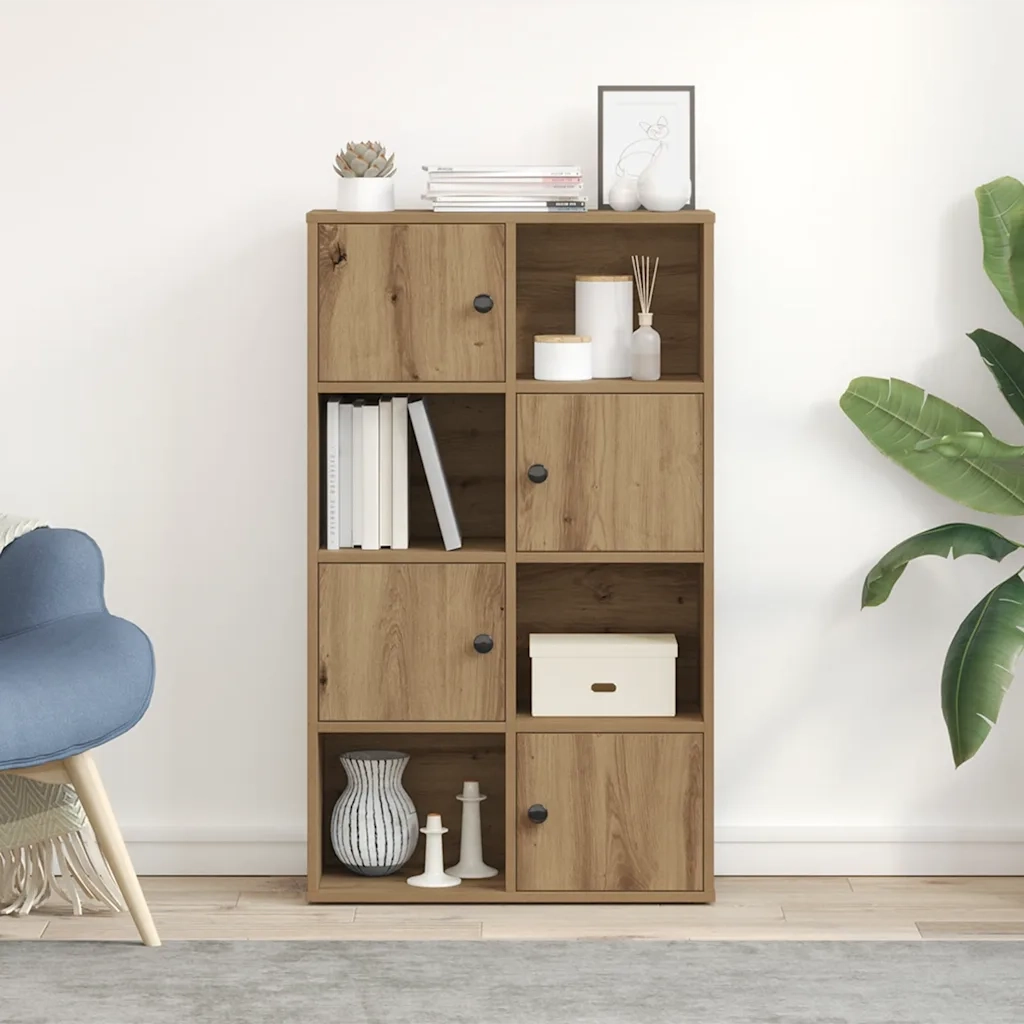 vidaXL Libreria Rovere Artigianale 60x24x101,5 cm in Legno Multistrato