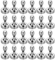 Magnetici neodymici forti, 24 pezzi mini magneti metallici per frigorifero, bacheca, lavagna magnetica, lavagna bianca, ufficio, lavagna scolastica