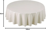 Tavolo Rotondo 160 cm - Lavabile - Idrorepellente - Duraturo - Protezione contro le abrasioni - Ideale per esterno/cucina - Copri Tavolo