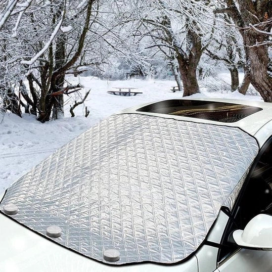 Vorpaglia auto protezione dal gelo protezione solare protezione neve - Magnetico - Paracolo protezione ghiaccio - Protezione standard auto - (183 x 126 cm)