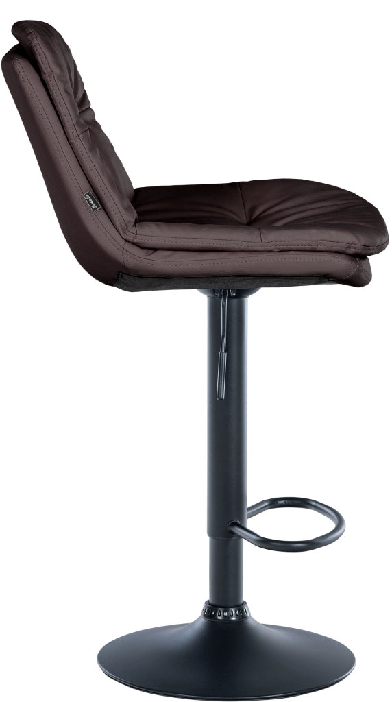 Barhocker Laurel Kunstleder schwarz