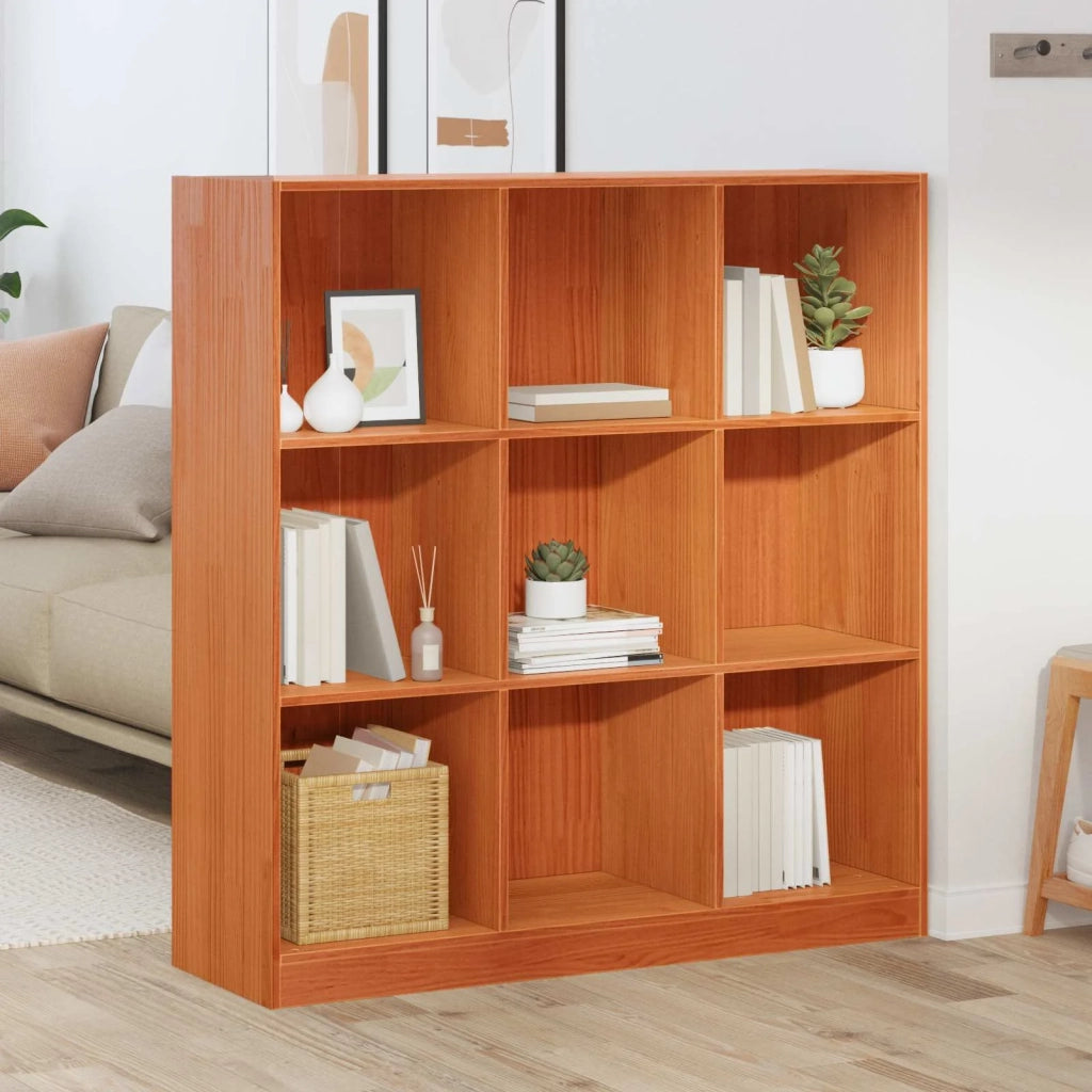 Armadio per Libri Marrone cerato 104 x 33 x 110 cm 869874