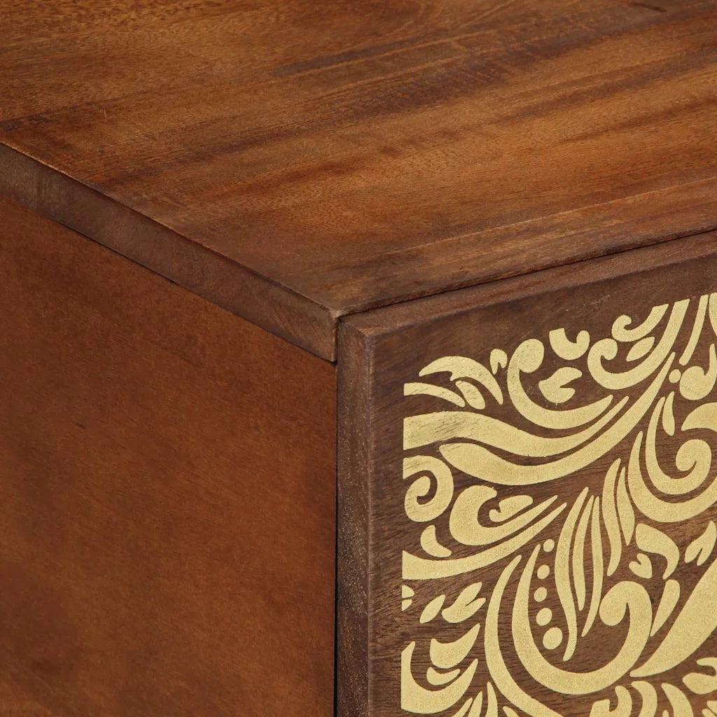Tavolino da salotto Marrone miele 80 x 50 x 40 cm 4018741