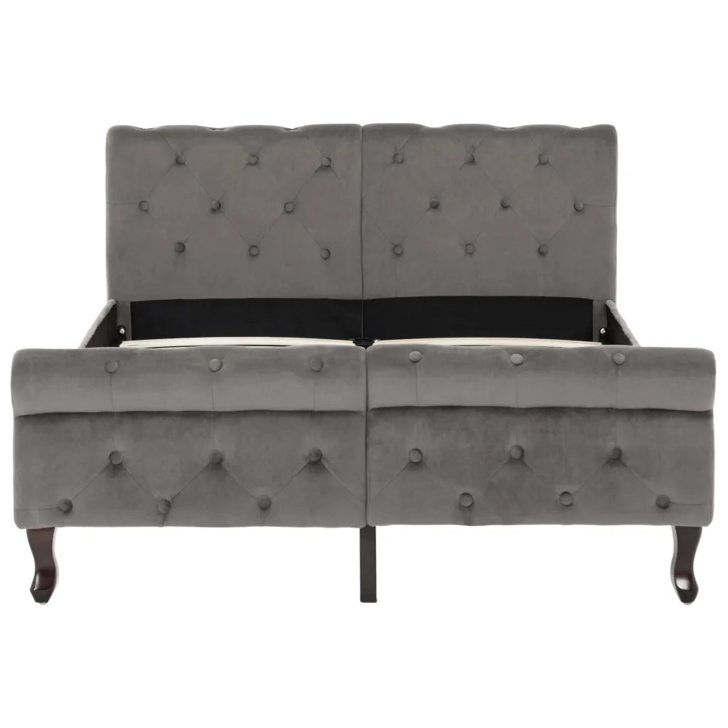Giroletto Grigio in Velluto 120x200 cm 288559