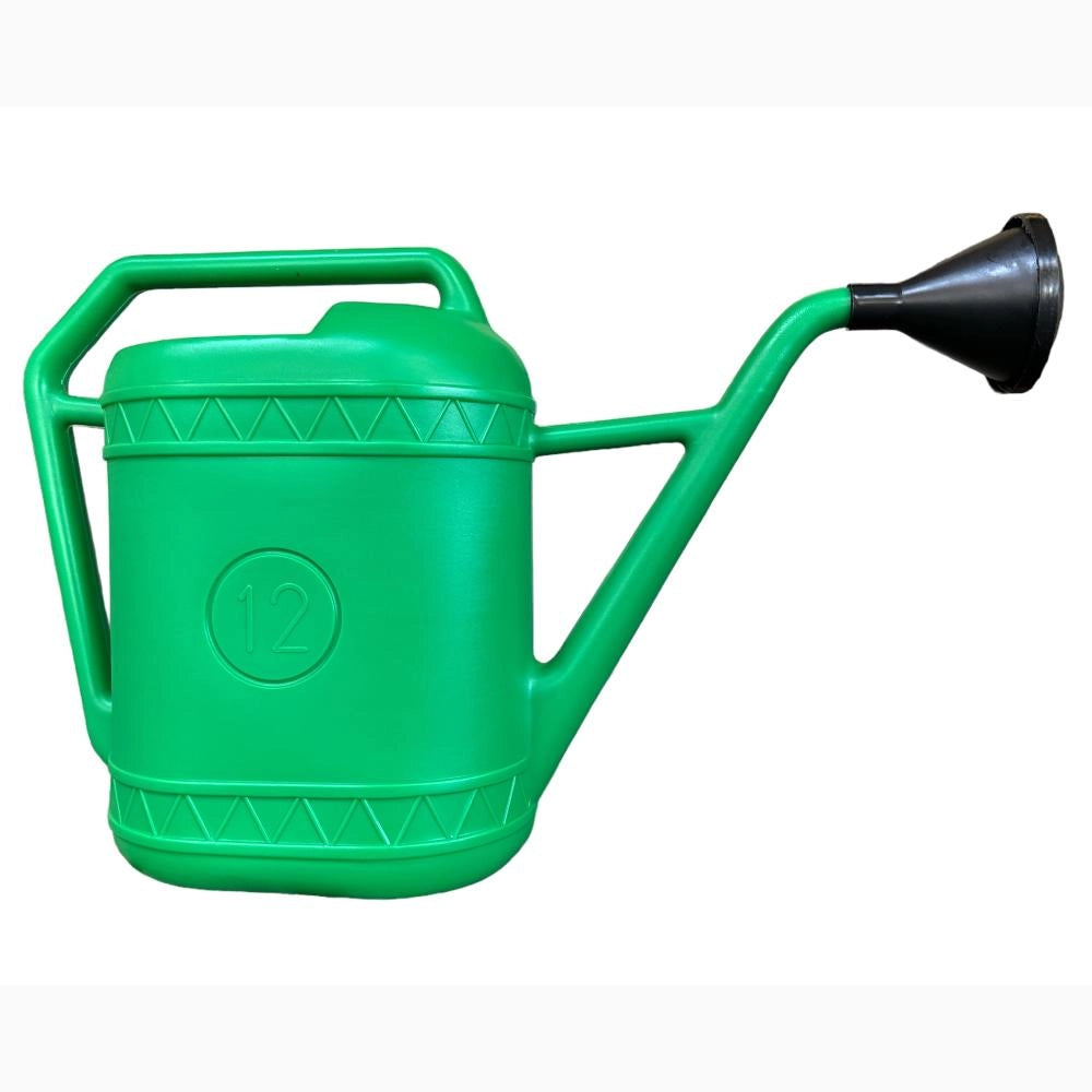 Innaffiatoio in PVC da giardino beccuccio lungo e doccetta 12 Litri per piante