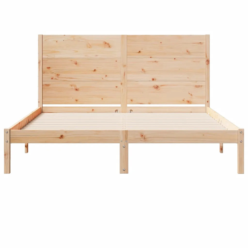 Giroletto Extra Lungo senza Materasso 160x210 cm Legno Massello 3309273