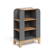 Vitalispa Libreria bambini Artigiano/grigio 60 x 88 cm con 9 scomparti