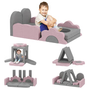 Set blocchi di schiuma per arrampicata e gioco ¨C zephmum ¨C grigio e rosa
