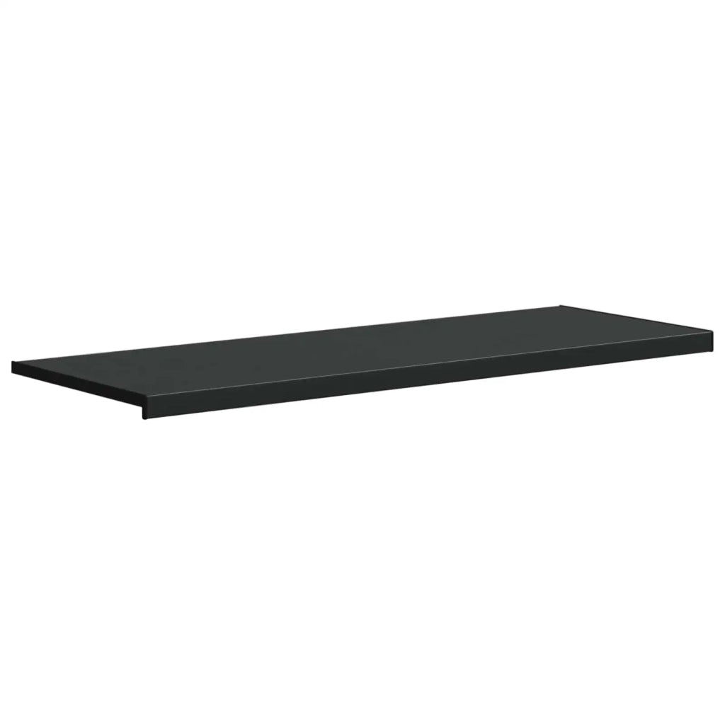 Soglia della Finestra Nero con Venature del Legno PVC 42046885