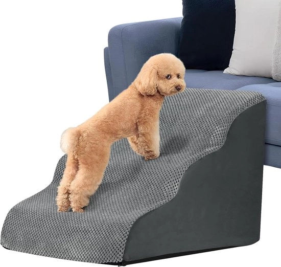 Trappola per cani - Trappola per piccoli cani e gatti - trappola per animali domestici rimovibile e lavabile - materiale a spugna con chiusura a zip - copertura in piuma - portatile - adatta per cani anziani (3-trappole)