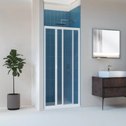 Porta doccia 130 CM in Acrilico mod. Smart con apertura laterale