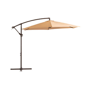 Ombrellone da Giardino con Palo Laterale in Alluminio Antivento Formato: 2 x 3 m