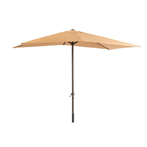 Ombrellone da Giardino con Palo Centrale in Alluminio Antivento Colore: Ecru, Formato: 3 x 3 m