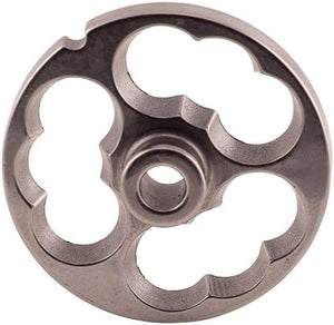 PIASTRA TRAFILA IN ACCIAIO PER TRITACARNE N.22 CON FORI A LOSANGA