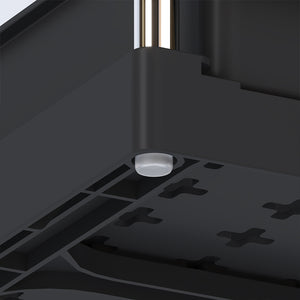 Set 2 Organizer Sottolavello Nero Bagno Cucina Cassetto Scorrevole Salvaspazio