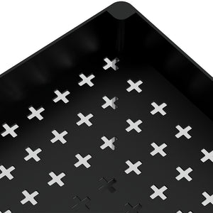 Set 2 Organizer Sottolavello Nero Bagno Cucina Cassetto Scorrevole Salvaspazio