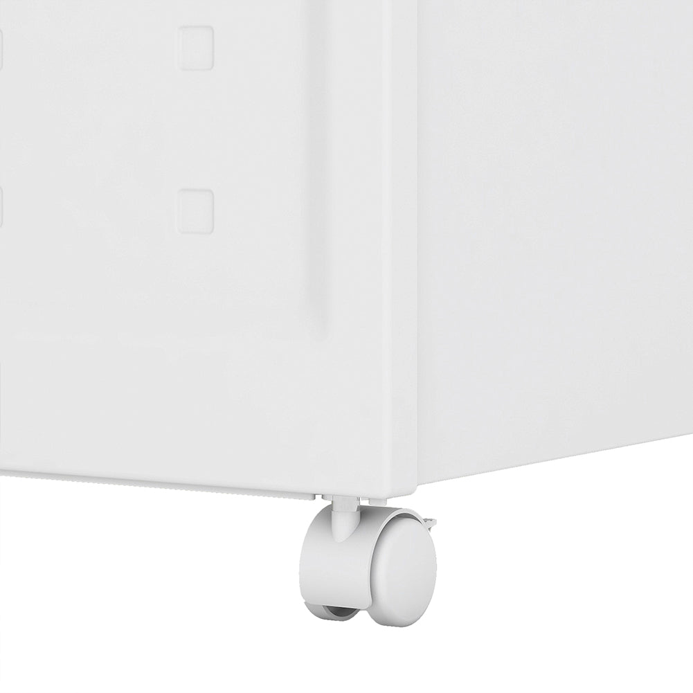 Schedario Organizer Contenitore con Ruote e 40 Cartelline Archivio Portadocumenti