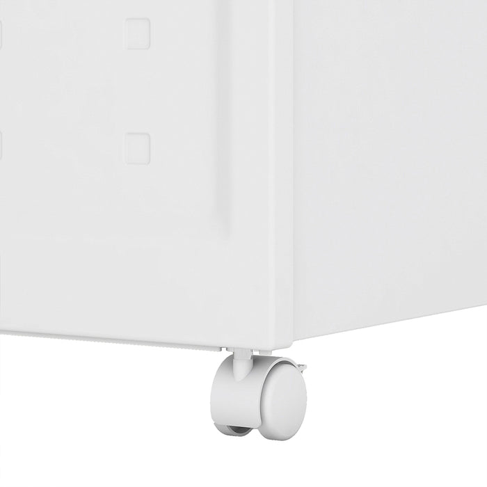 Schedario Organizer Contenitore con Ruote e 40 Cartelline Archivio Portadocumenti