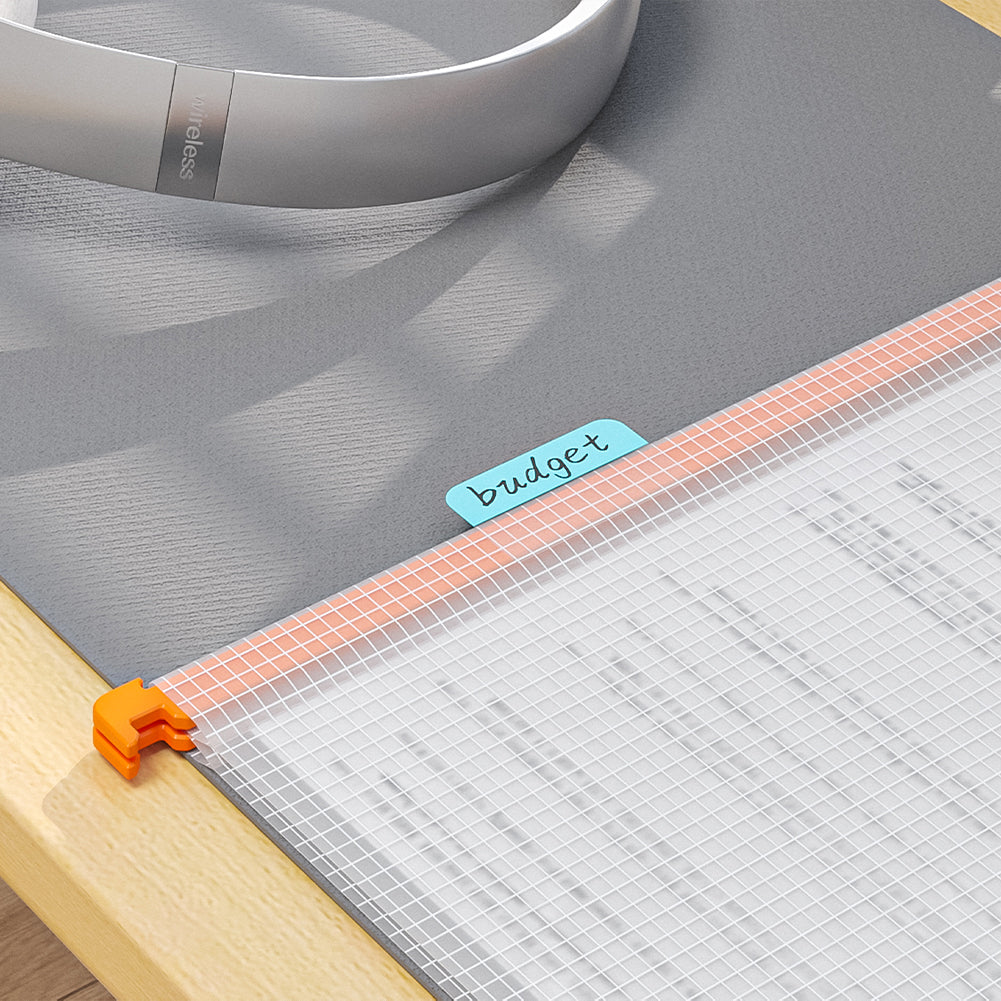 Schedario Organizer Contenitore con Ruote e 40 Cartelline Archivio Portadocumenti