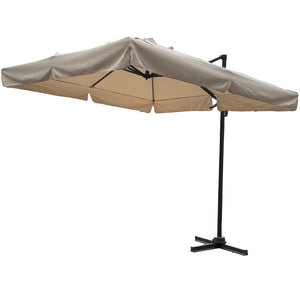 Ombrellone Giardino Decentrato Roma 2,5 x 2,5 Mt Alluminio Inclinabile Girevole